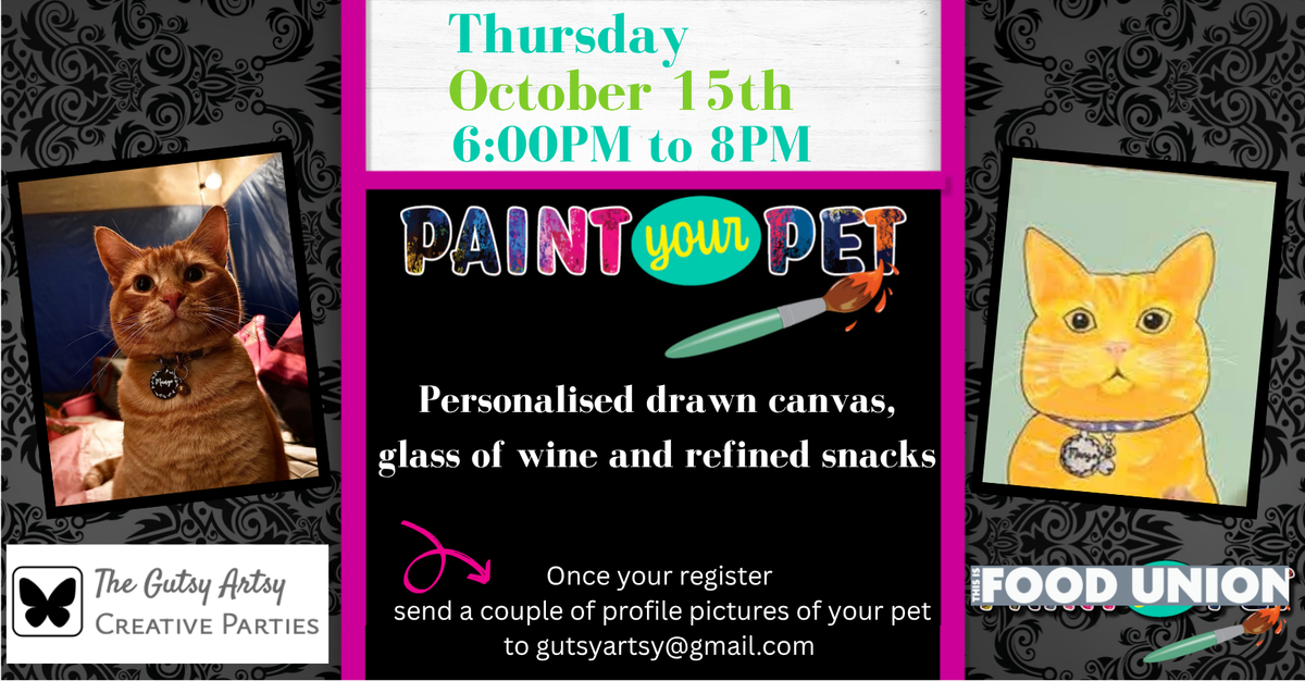 Paint Your Pet Pop Style Party