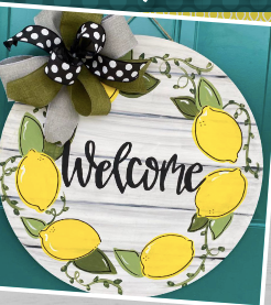 Lemon Door hanger