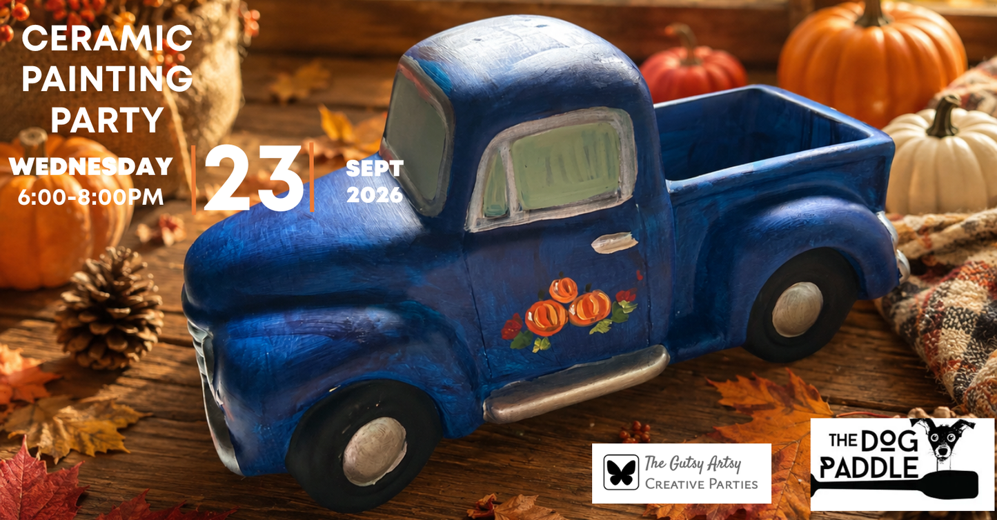 Ceramic Fall Truck Painting Party